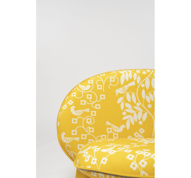 Крісло Dino жовте ARHIVE FABRIC SERGIY KOLOS ShishkaProject8